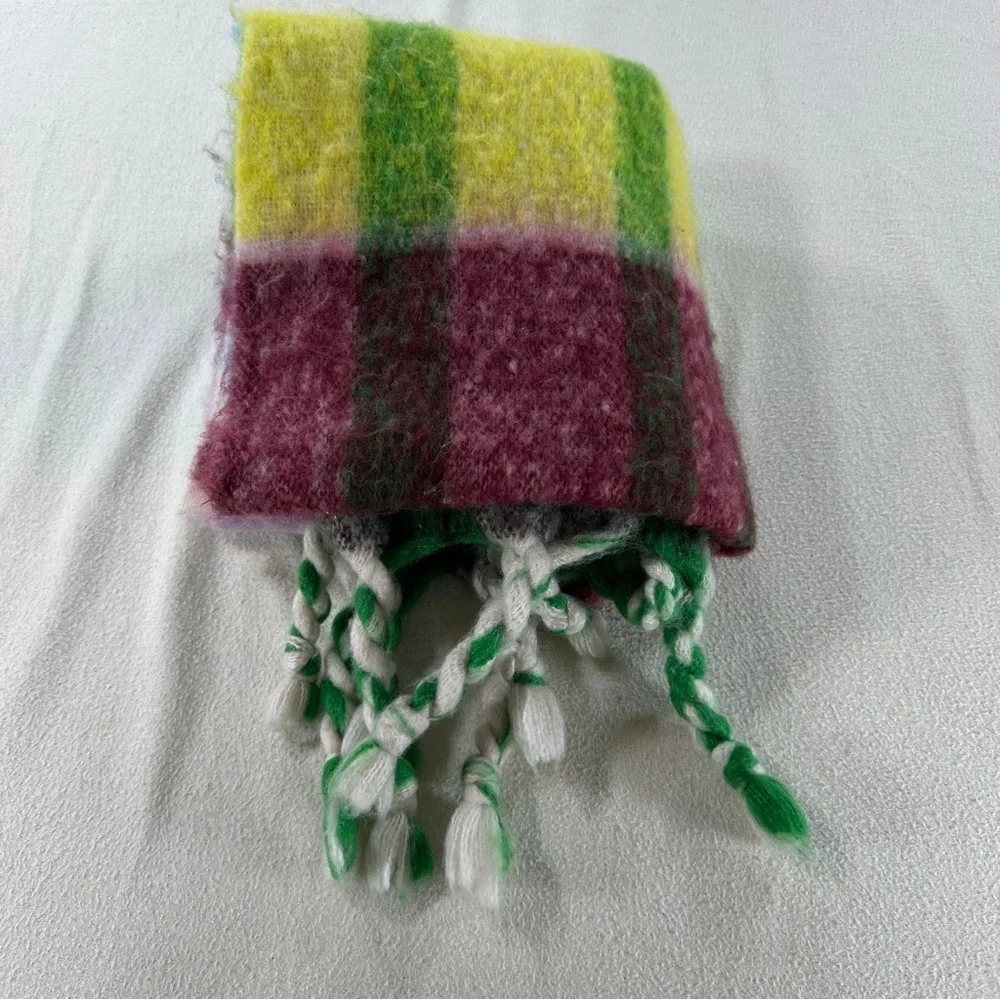 Lulu Oversized Multicolor Plaid Women's Scarf